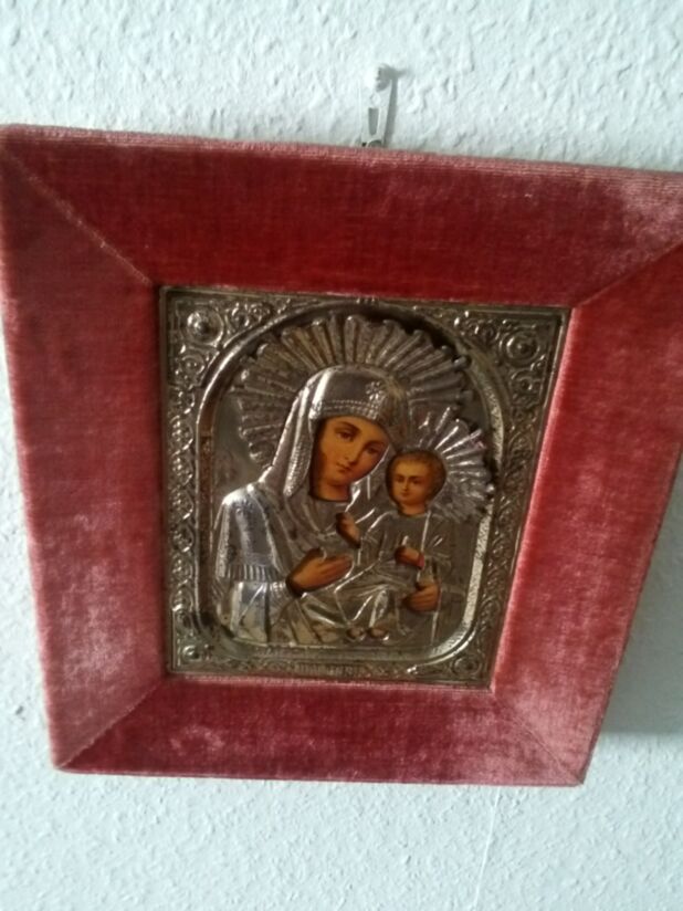 Russische Ikone, Madonna mit Kind (Nr. 00034)