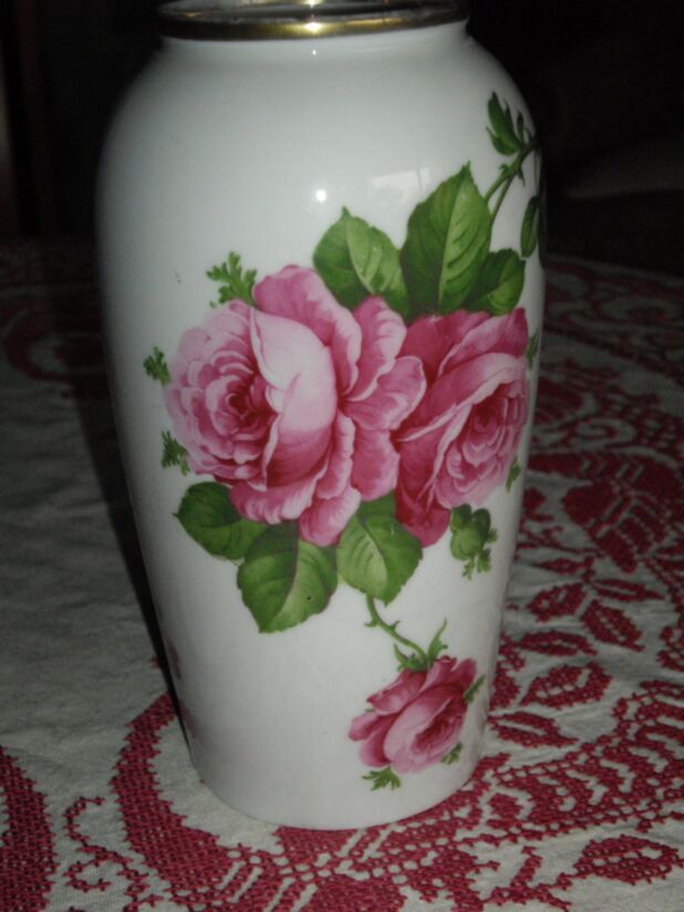 Vase, handgemalt, anf. 20. Jhd (03980)