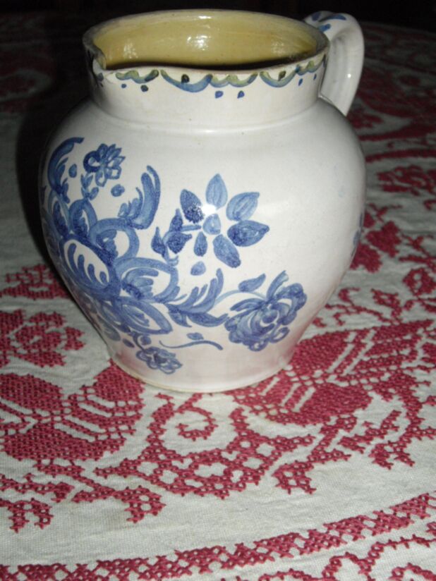 Krug, handgemalt, 19. Jhd (03974)