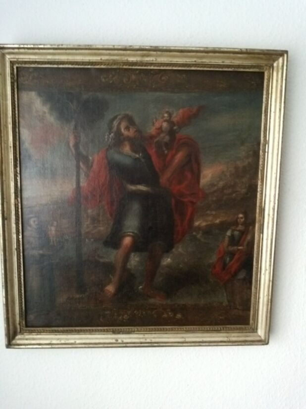 Heiliger Christopherus mit Jesuskind, Künstler unbekannt (Nr. 00098)